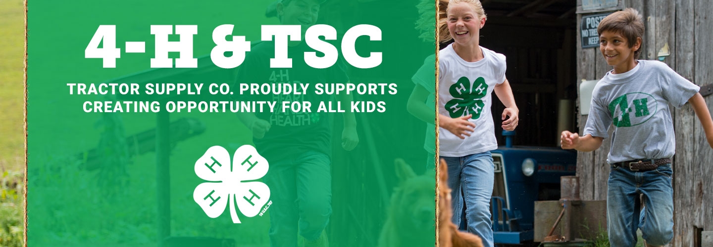 image from 4-H Tractor Supply Paper Clover Campaign