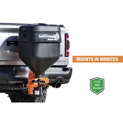 Image showing  SaltDogg 4.4 cu. ft. Capacity 30 ft. Electric Poly Tailgate Spreader with Vertical Auger for 2 in. Receivers