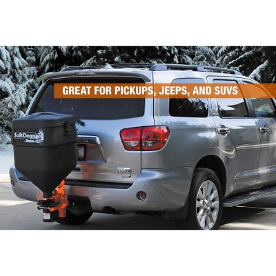 Image showing  SaltDogg 4.4 cu. ft. Capacity 30 ft. Electric Poly Tailgate Spreader with Vertical Auger for 2 in. Receivers