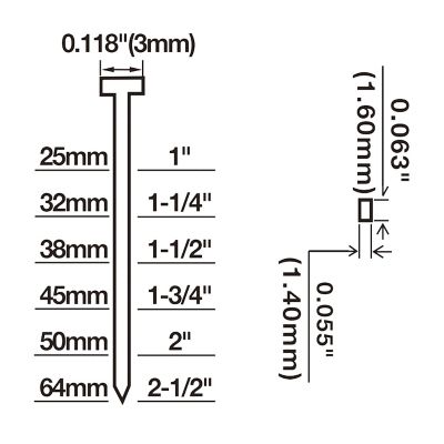 Image showing 7 th Freeman 2nd Generation Pneumatic 16 ga. 2-1/2 in. Straight Finish Nailer with Metal Belt Hook and 1/4 in. NPT Air Connector
