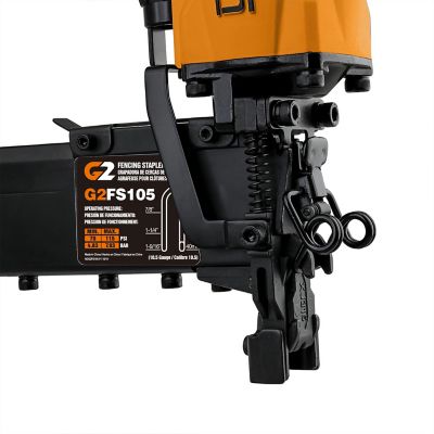 Image showing  1-9/16 in. 2nd Generation Pneumatic 10.5 Gauge Fencing Stapler