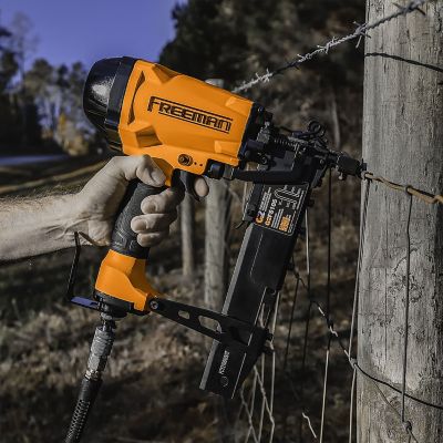 Image showing 5 th Freeman 1-9/16 in. 2nd Generation Pneumatic 10.5 Gauge Fencing Stapler