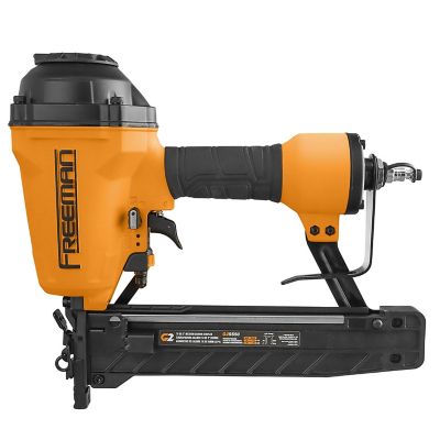 Image showing  2nd Generation Pneumatic 16-Gauge 2 in. Medium Crown Construction Stapler, Metal Belt Hook and 1/4 in. NPT Air Connector