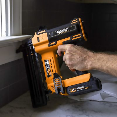 Image showing 5 th Freeman 18 ga. 2 in. 20 V Cordless Brad Nailer, Tool Only, 1,400 Shots/Charge