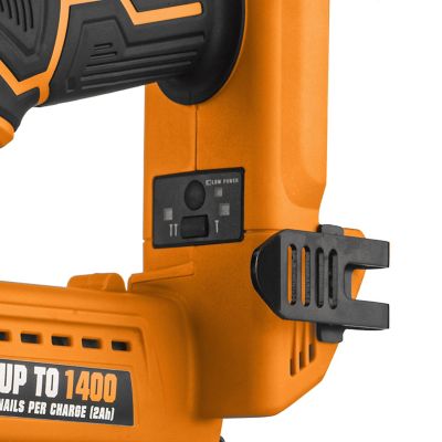 Image showing  20 V Cordless 2-in-1 18 ga. Nailer/Stapler (Tool Only), 1400 Shots per Charge