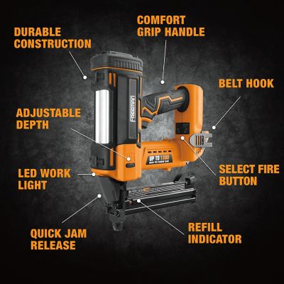 Image showing  20V Cordless 18 ga. 1-5/8 in. Narrow Crown Stapler, Tool Only, 1300 Shots per Charge