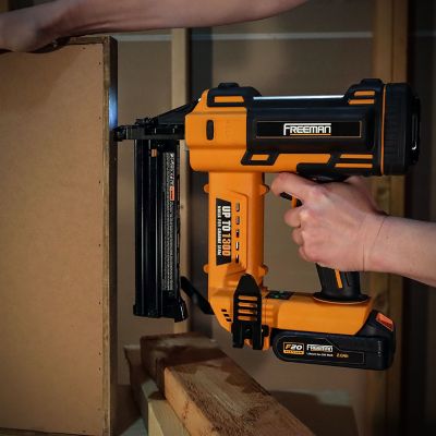 Image showing 5 th Freeman 20 V Cordless 18 Gauge 1-5/8 in. Narrow Crown Stapler (Tool Only) - 1300 Shots per Charge