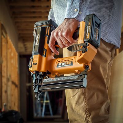 Image showing 6 th Freeman 20 V Cordless 18 Gauge 1-5/8 in. Narrow Crown Stapler (Tool Only) - 1300 Shots per Charge