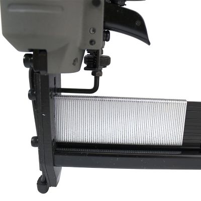 Image showing  18 ga. 2 in. Pneumatic 2-in-1 Brad Nailer and Stapler with Fasteners, 4,000 ct.