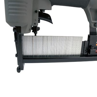 Image showing 5 th Numax 18-Gauge 2 in. Pneumatic 2-in-1 Brad Nailer and Stapler with Fasteners, 4,000 ct.