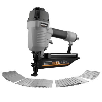 Numax Pneumatic 16 ga. 2-1/2 in. Straight Finish Nailer with Nails, 2,000 ct.