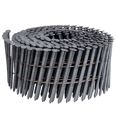 Freeman 15 Degree 2-1/4 in. Wire Collated Exterior Galvanized Ring Shank Coil Siding Nails (3600 Count)