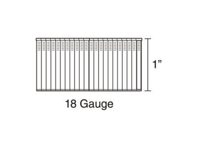 Image showing 7 th Freeman 15 ga. 2-1/2 in. Tape Collated Stainless Steel Angle Finish Nails, 1000 ct.