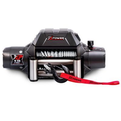 XPOWER 12V Truck/SUV/Jeep Electric Winch, 12,000 lb., Steel Rope, Wireless Remote