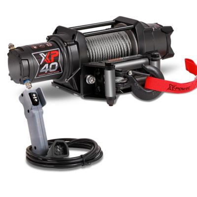 Image showing  12V ATV/UTV Electric Winch, 4,000 lb. Steel Rope