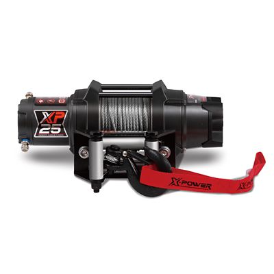 XPOWER 12V ATV/UTV Electric Winch, 2,500 lb. Steel Rope