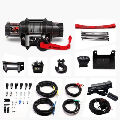Image showing 5 th XPOWER 12V ATV/UTV Electric Winch, 2,500 lb. Steel Rope
