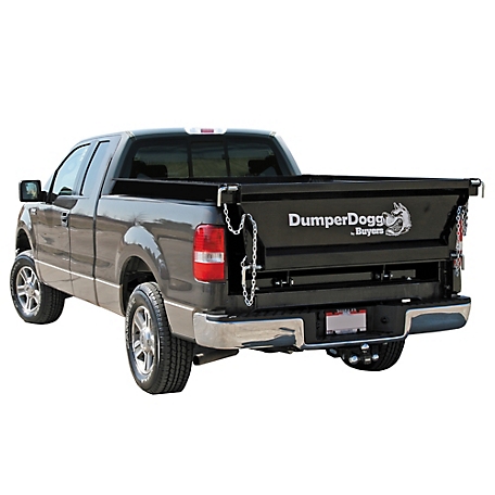 Buyers Products DumperDogg 6 Foot Black Steel Dump Body Insert for 3/4 Ton or Higher Pickup Truck