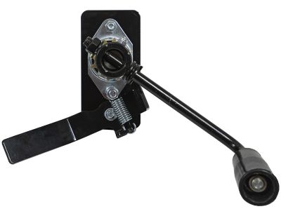 Image showing  6.5 ft. x 18 ft. Dump Tarp Roller Kit, Black Mesh