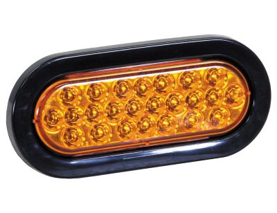 Buyers Products 6 in. Amber Oval LED Strobe Light