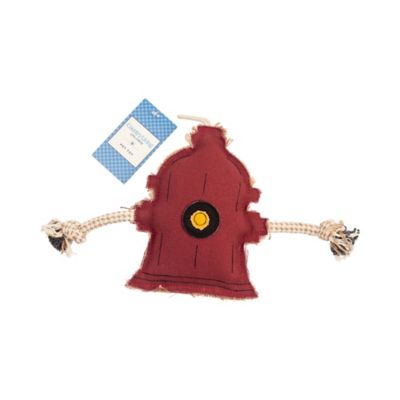 Image showing  Sustainable Fire Hydrant Canvas and Jute Dog Chew Toy