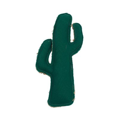 Image showing  Sustainable Cactus-Shaped Canvas and Jute Dog Chew Toy
