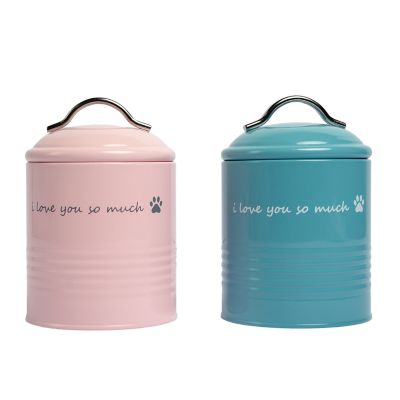 JMP I Love You So Much Dog Treat Canister Gift Set