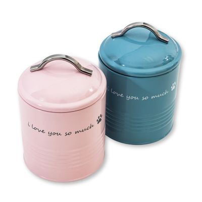 Image showing  2 pc. I Love You So Much Dog Treat Canister Gift Set