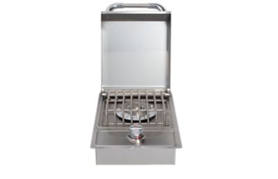 Image showing  Outdoor Products 15,000 BTU Stainless Steel Single LP Side Burner