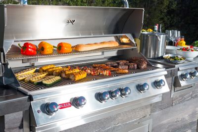 Image showing  6-Burner Diablo Propane Gas Grill, Gray