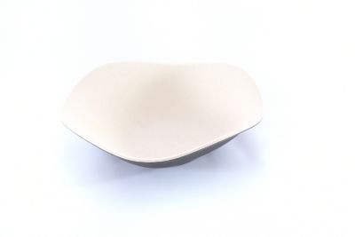 Image showing  7 in. 2-Tone Low Bowl Set, Graphite/Natural, 4 pc.