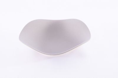 Image showing  7 in. 2-Tone Low Bowl Set, Natural/Dove, 4 pc.