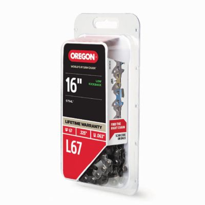 Image showing  16 in. ControlCut Chainsaw Chain, 0.325 in. Pitch, 0.063 in. Gauge, 67 Drive Links