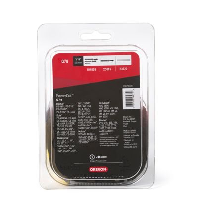 Image showing  20 in. PowerCut Chainsaw Chain, 0.325 in. Pitch, 0.063 in. Gauge, 78 Drive Links
