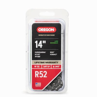 Oregon 14 in. 52-Link AdvanceCut Chainsaw Chain, Fits Echo, Makita, Husqvarna, Ryobi Poulan and More Models