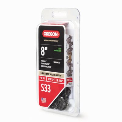 Image showing  8 in. AdvanceCut Chainsaw Chain, 3/8 in. Pitch, 0.050 in. Gauge, 33 Drive Links