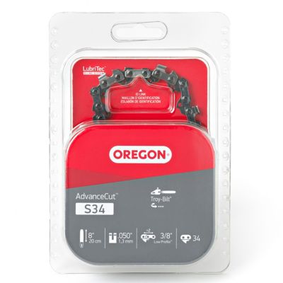 Oregon 8 in. 34-Link AdvanceCut Chainsaw Chain, Fits Troy-Bilt Models