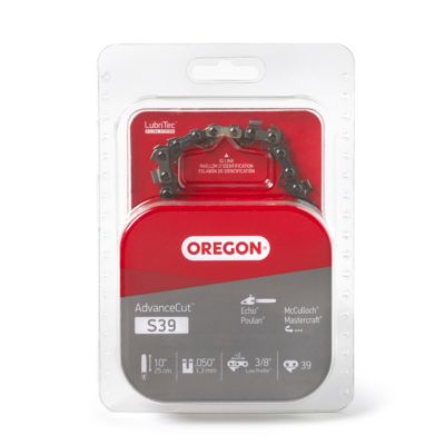 Oregon 10 in. AdvanceCut Chainsaw Chain, 3/8 in. Pitch, 0.050 in. Gauge, 39 Drive Links, S39