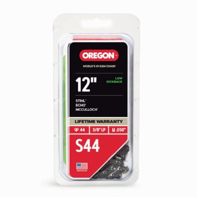 Oregon 12 in. 44-Link AdvanceCut Chainsaw Chain, Fits Echo, Stihl, Mcculloch, Remington, Poulan and More Models