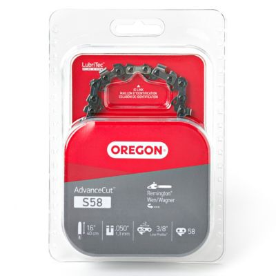 Oregon Advancecut Saw Chain for 16 in. Bar - 58 Drive Links - Fits Remington, John Deere, Wen and More, S58