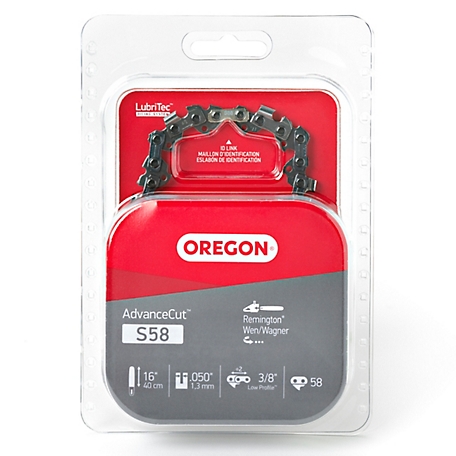 Oregon Advancecut Saw Chain for 16 in. Bar - 58 Drive Links - Fits Remington, John Deere, Wen and More, S58