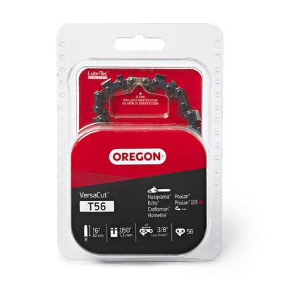 Oregon Versacut Saw Chain for 16 in. Bar - 56 Drive Links - Fits Husqvarna, Echo, Poulan, Craftsman and More, T56