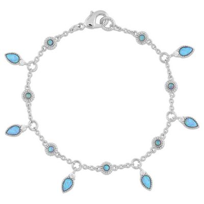 Montana Silversmiths Stone Spring Cuff Bracelet, Turquoise/Silver, BC5230