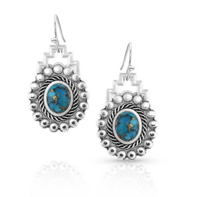 Montana Silversmiths Blue Spring Earrings, ER5230