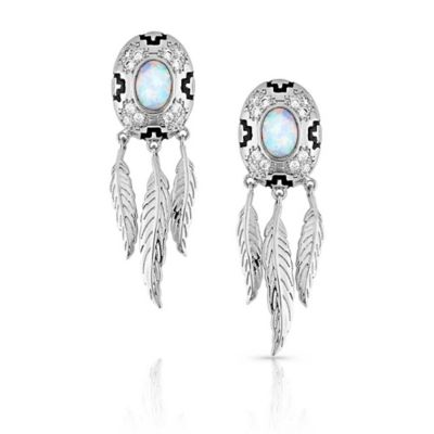 Montana Silversmiths Devine Opal Earrings, ER5305