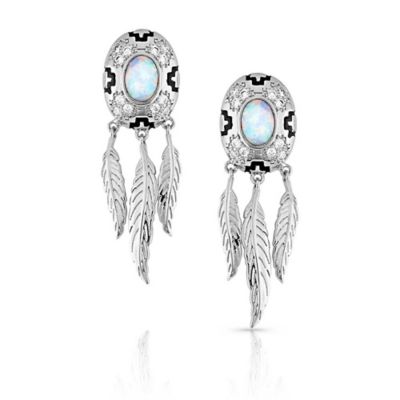 Montana Silversmiths Devine Opal Earrings