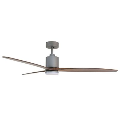 Image showing  72 in. Indoor Smart Voice Activated Ceiling Fan, Tri-Mount, DC Motor, Solid Wood Blades