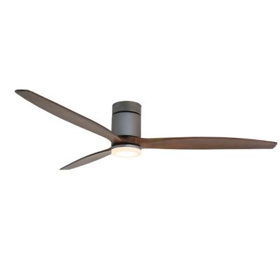 Image showing  Smart Voice Activated Ceiling Fan Tri-Mount, DC Motor Solid Wood Blades, CF00272-TTR