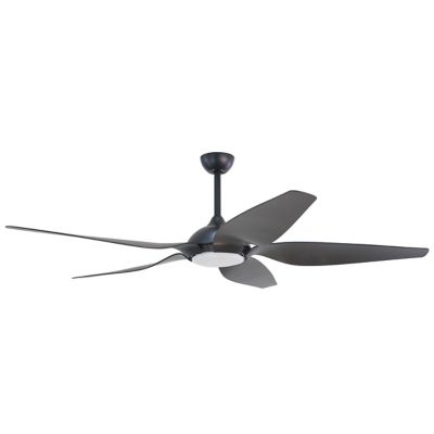 Image showing  66 in. Indoor Smart Voice Activated Ceiling Fan, DC Motor, ABS Blades