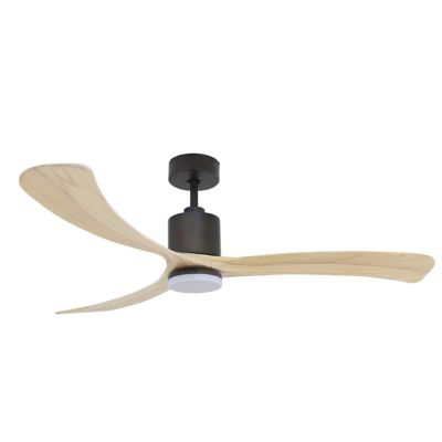 Image showing  Smart Voice Activated Ceiling Fan Tri-Mount, DC Motor Solid Wood Blades, CF01666-ORR